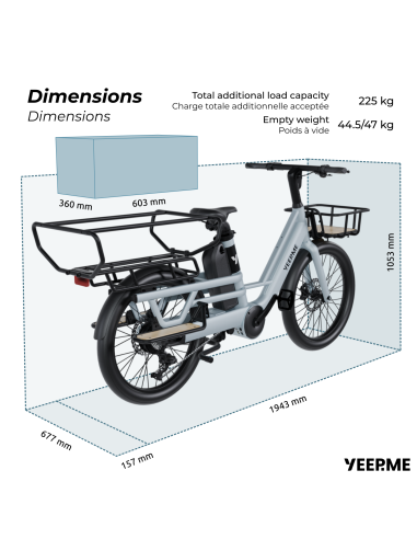 YEEP.ME DAY CARGO LR - "Pack FAMILY"