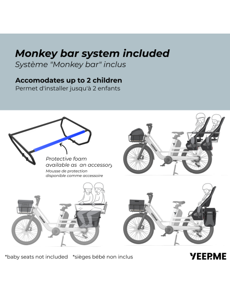 YEEP.ME DAY CARGO 2 LR - 1250Wh 150km - nouvelle version 2025