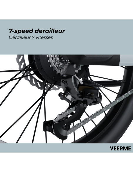 YEEP.ME DAY CARGO 2 LR - 1250Wh 150km - nouvelle version 2025