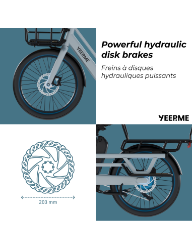 YEEP.ME DAY CARGO 2 LR - 1250Wh 150km -...