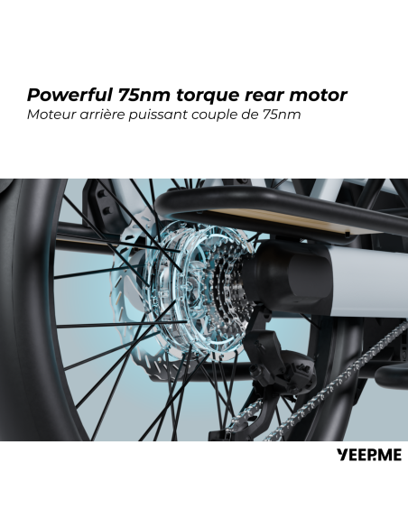 YEEP.ME DAY CARGO 2 - 960Wh 120km - nouvelle version 2025