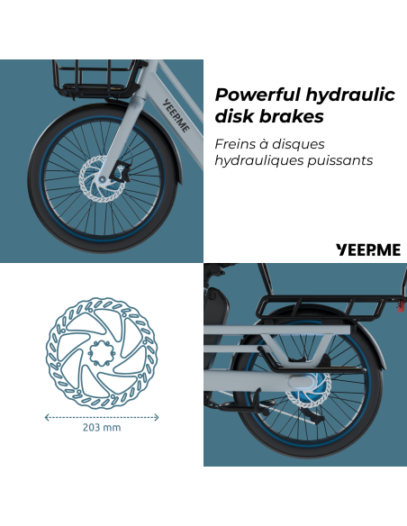 YEEP.ME DAY CARGO 2 - 960Wh 120km - nouvelle version 2025