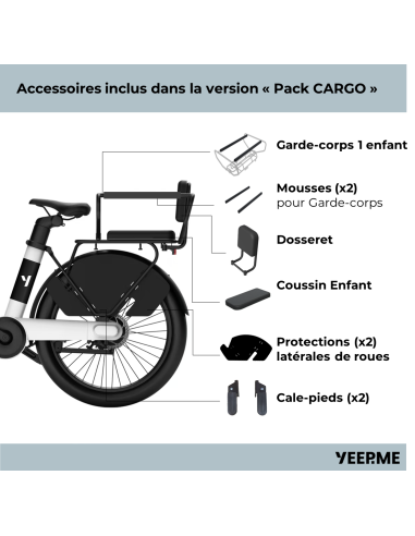 YEEP.ME DAY COMPACT "Pack Cargo" - 70km - BOITE...