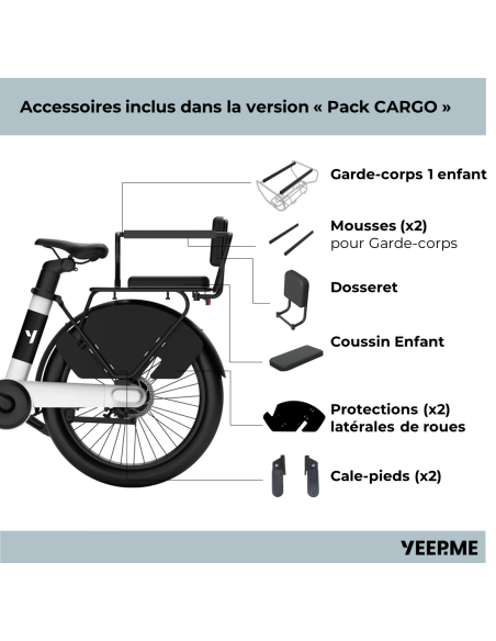 YEEP.ME DAY COMPACT "Pack Cargo" - 70km - BOITE AUTO