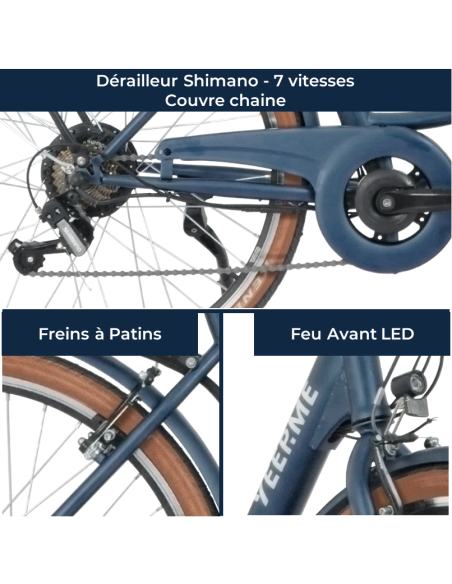 YEEP.ME City First 3（2026） - Ville 26'' 374Wh 80KM NFC