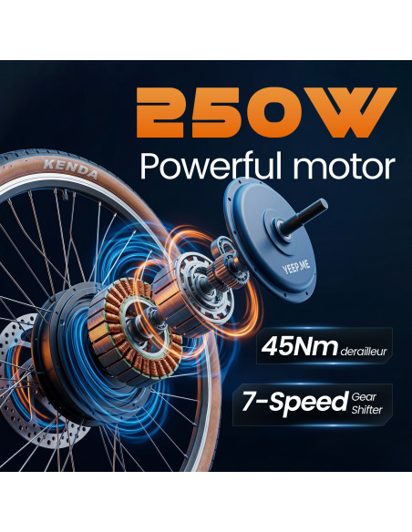 YEEP.ME City First 3（2026） - Ville 26'' 374Wh 80KM NFC