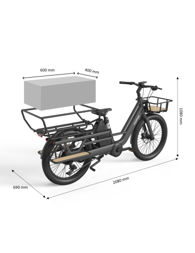 YEEP.ME DAY CARGO 3 LR - 1200Wh 150km NOUVEAUTE...
